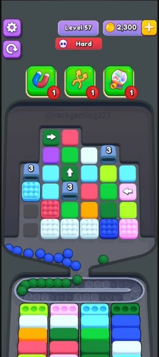 Marble Sort Level 57