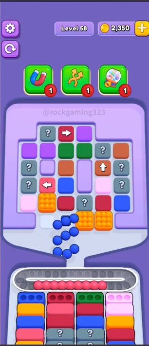 Marble Sort Level 58