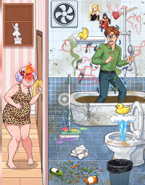 Brain Puzzle 2 Crazy Mind Clean Bathroom
