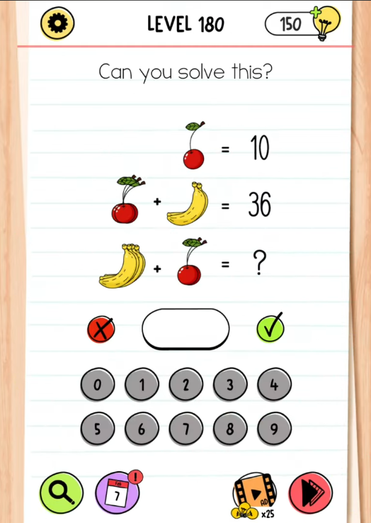 Brain Test All Star Level 180
