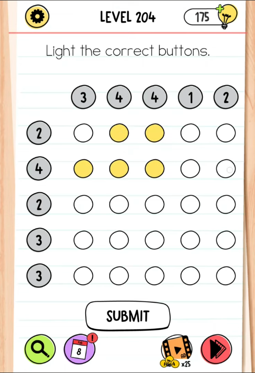 Brain Test All Star Level 204