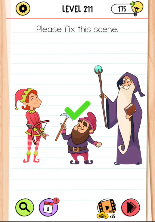 Brain Test All Star Level 211