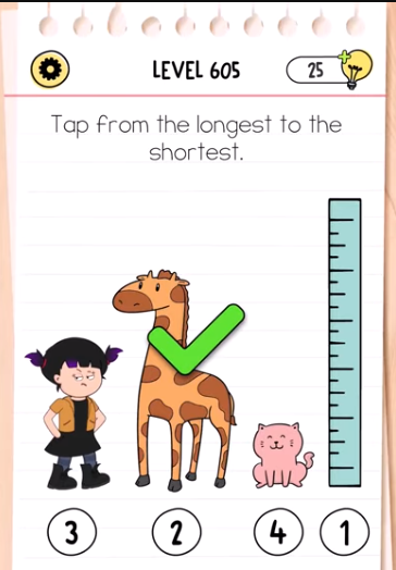 Brain Test All Star Level 605