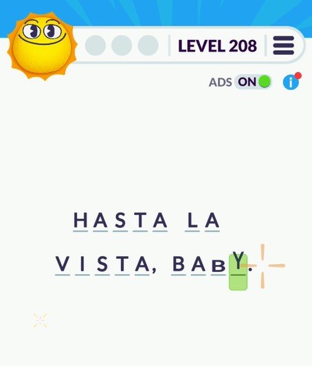 Cryptogram Tripledot Level 208