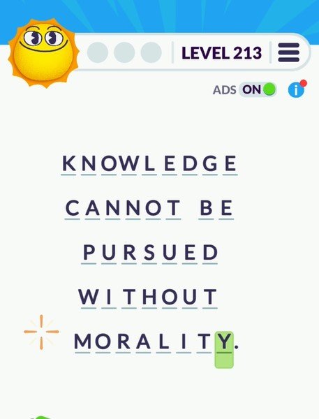Cryptogram Tripledot Level 213