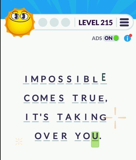 Cryptogram Tripledot Level 215