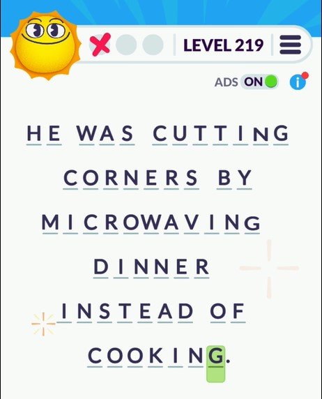 Cryptogram Tripledot Level 219