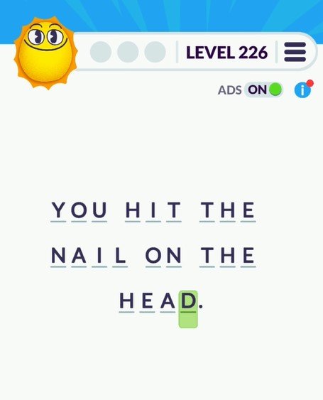 Cryptogram Tripledot Level 226