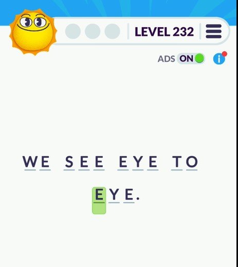 Cryptogram Tripledot Level 232