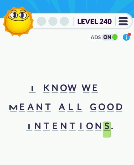 Cryptogram Tripledot Level 240
