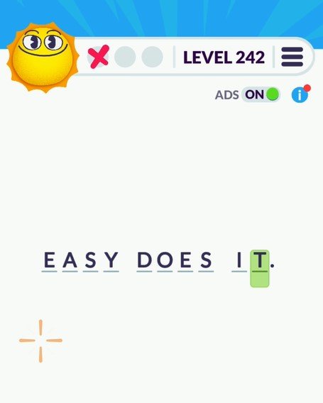 Cryptogram Tripledot Level 242