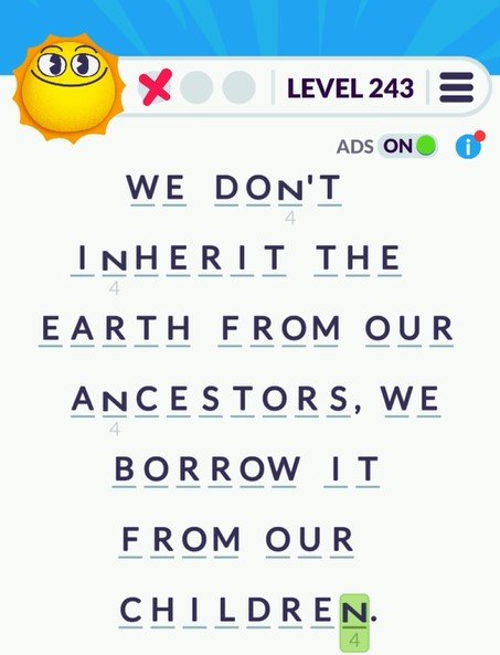 Cryptogram Tripledot Level 243
