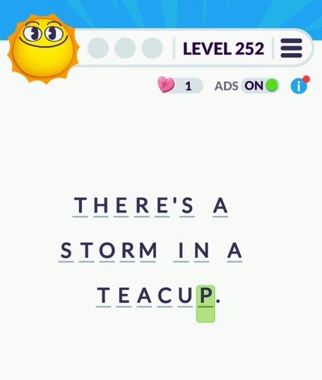 Cryptogram Tripledot Level 252