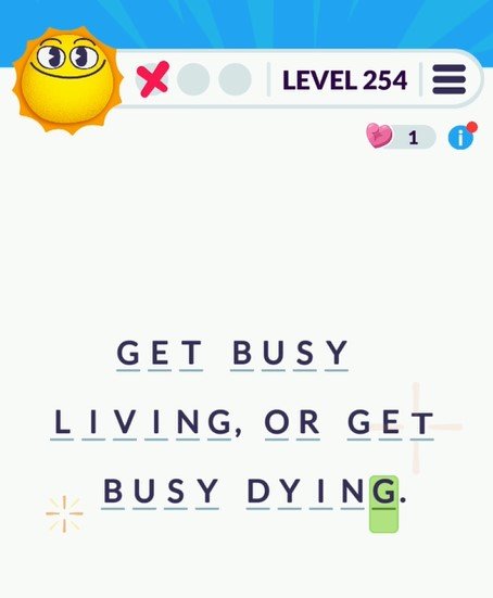 Cryptogram Tripledot Level 254