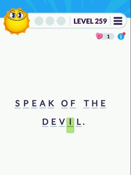 Cryptogram Tripledot Level 259