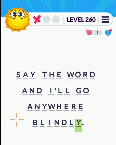 Cryptogram Tripledot Level 260