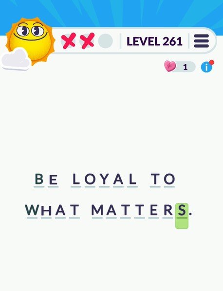 Cryptogram Tripledot Level 261
