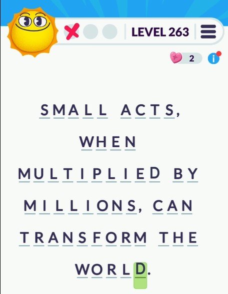 Cryptogram Tripledot Level 263