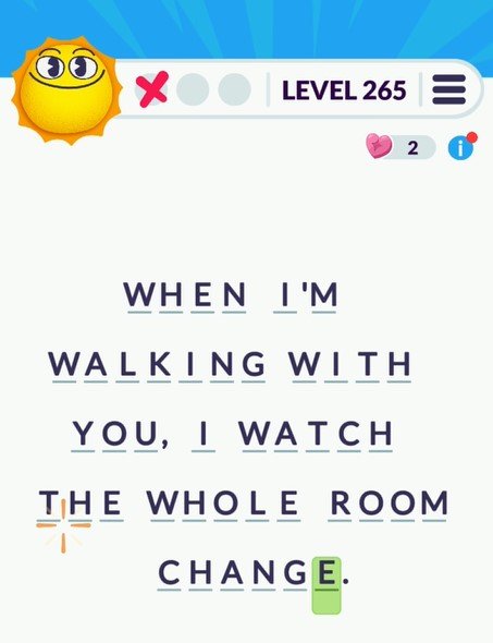 Cryptogram Tripledot Level 265