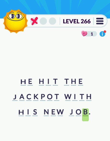 Cryptogram Tripledot Level 266