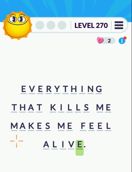 Cryptogram Tripledot Level 270