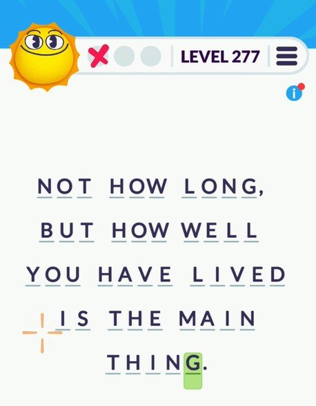 Cryptogram Tripledot Level 277