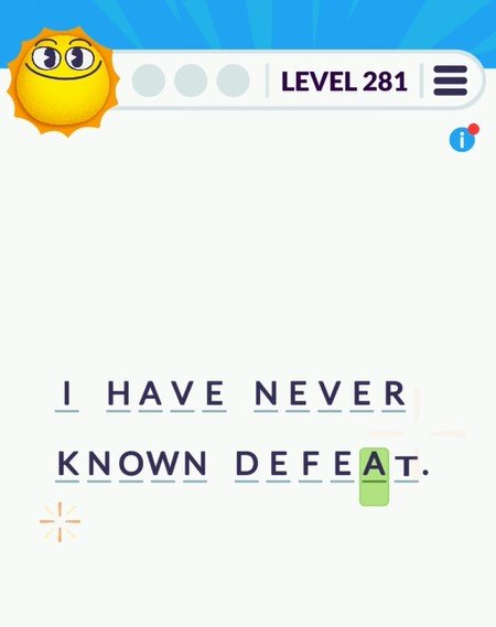 Cryptogram Tripledot Level 281