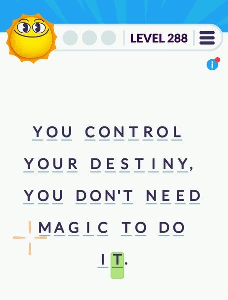 Cryptogram Tripledot Level 288