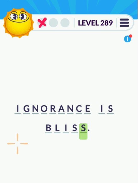 Cryptogram Tripledot Level 289