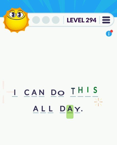 Cryptogram Tripledot Level 294