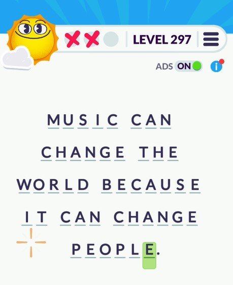 Cryptogram Tripledot Level 297
