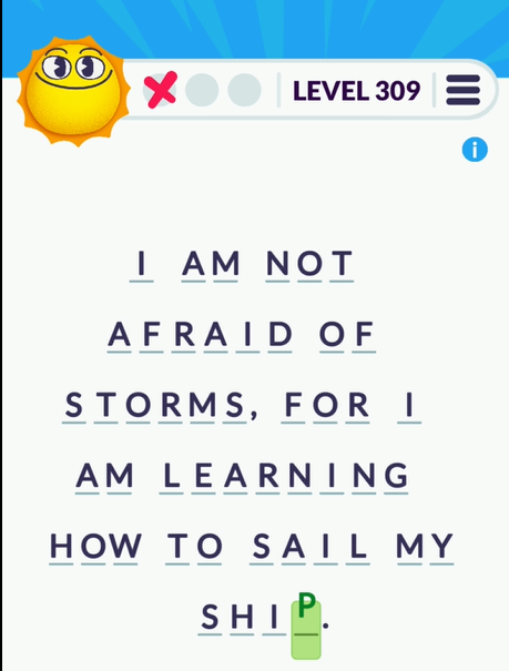 Cryptogram Tripledot Level 309