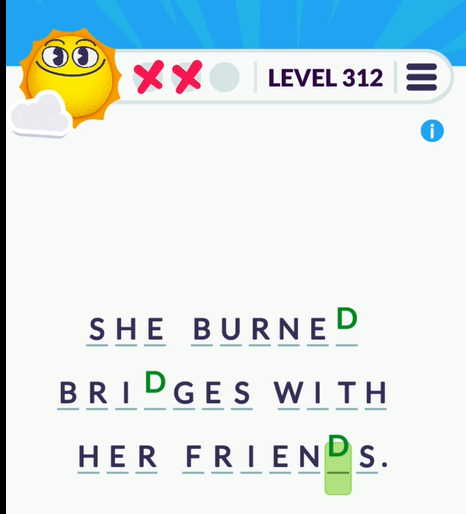 Cryptogram Tripledot Level 312