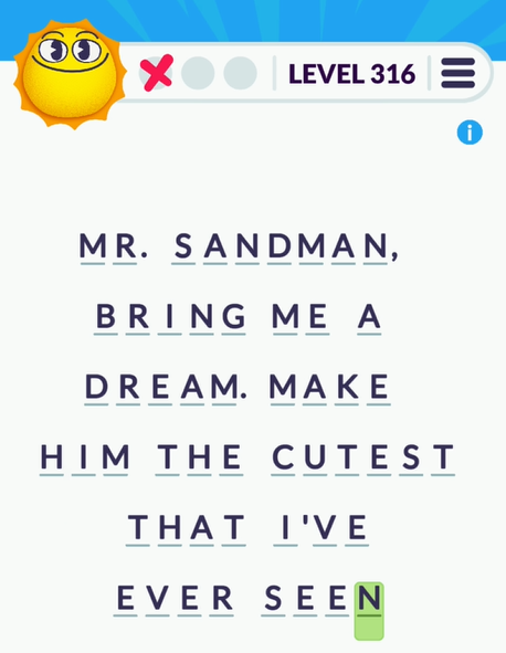 Cryptogram Tripledot Level 316