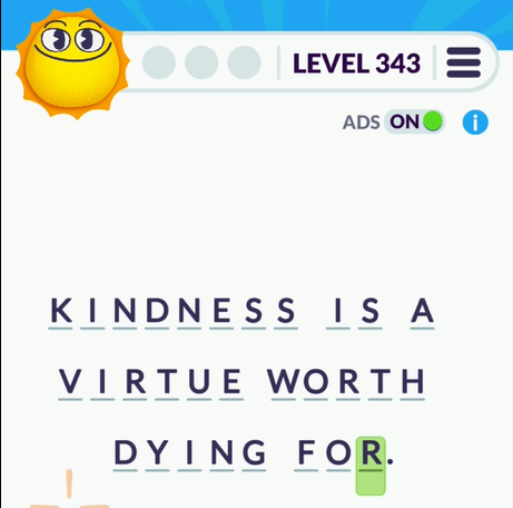 Cryptogram Tripledot Level 343