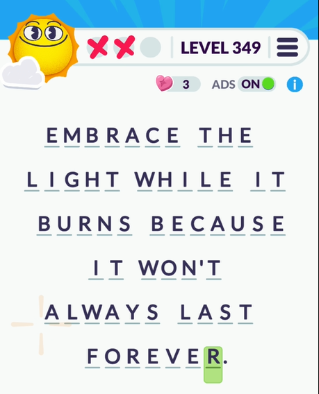 Cryptogram Tripledot Level 349