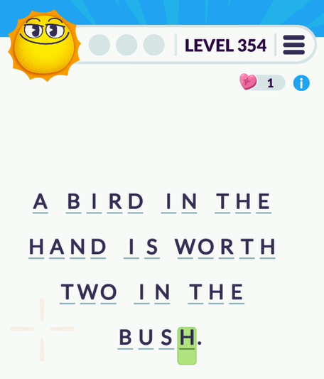 Cryptogram Tripledot Level 354