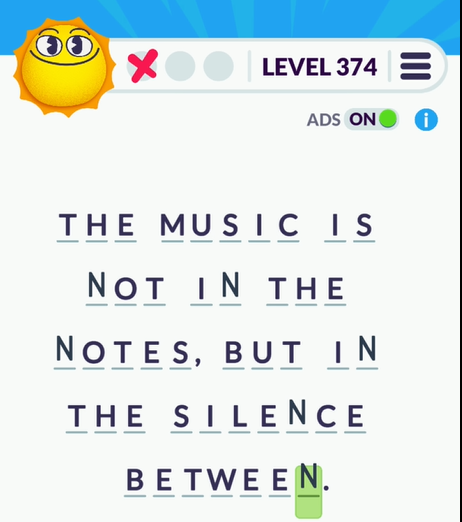 Cryptogram Tripledot Level 374