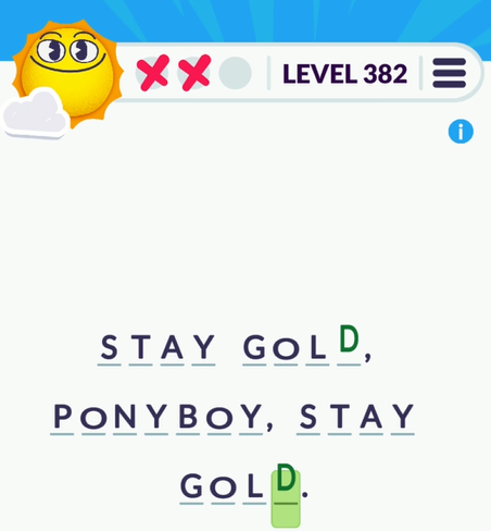 Cryptogram Tripledot Level 382