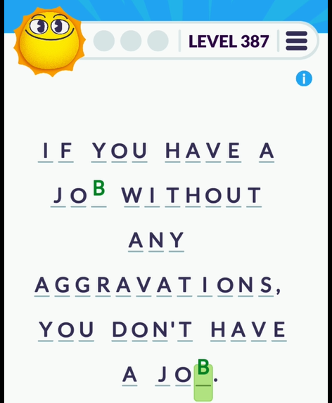 Cryptogram Tripledot Level 387