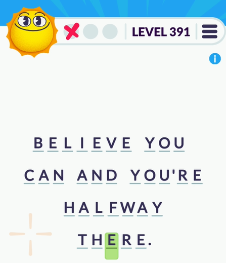 Cryptogram Tripledot Level 391