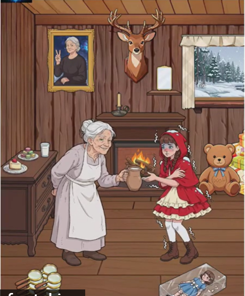 Puzzle Time Brainy Challenge Creepy Grandma