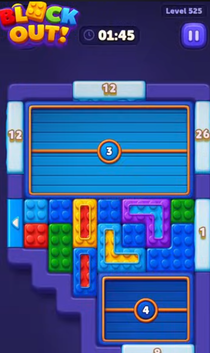 Block Out Level 525