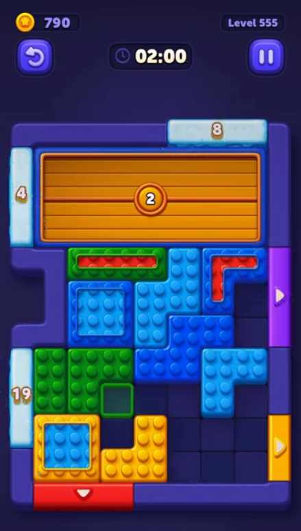 Block Out Level 555