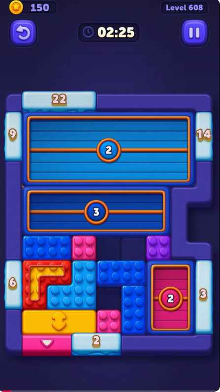 Block Out Level 608
