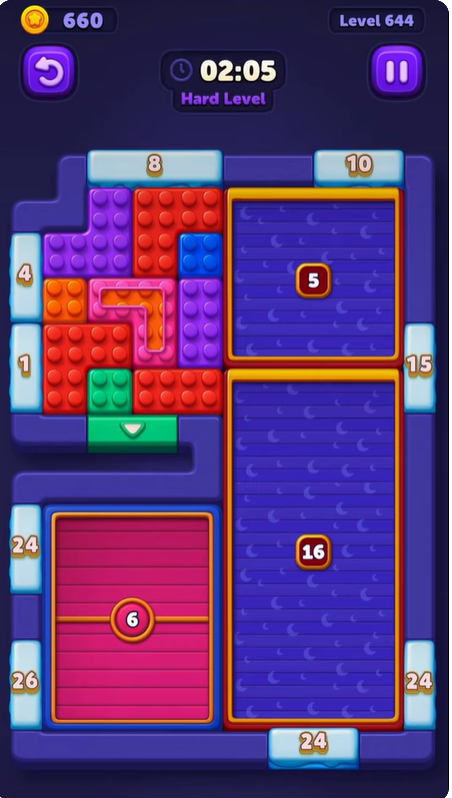 Block Out Level 644