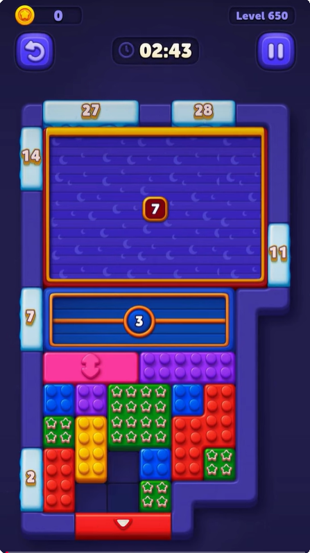 Block Out Level 650
