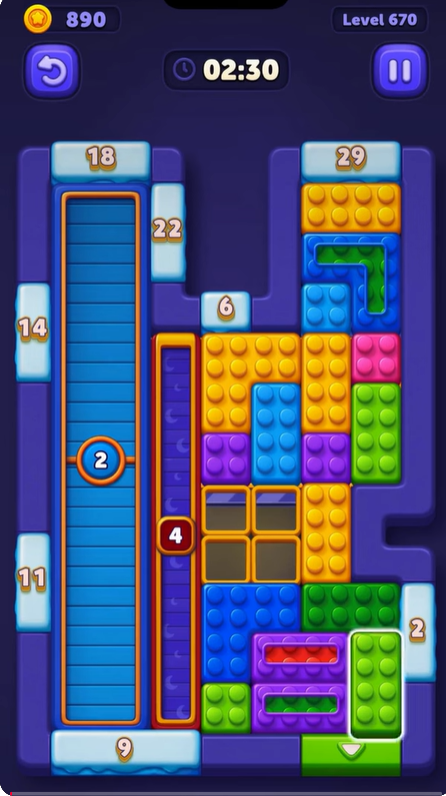 Block Out Level 670