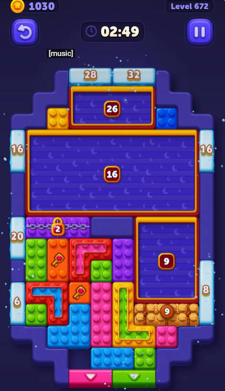 Block Out Level 672