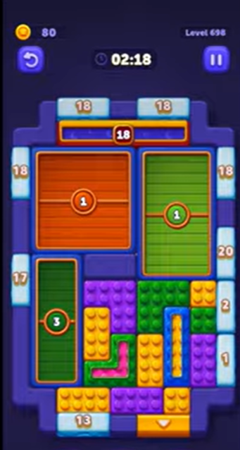 Block Out Level 698